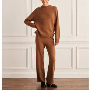 Naadam Signature Cashmere Straight Leg Pant